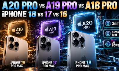 iPhone 18 Pro Max vs iPhone 17 Pro Max vs iPhone 16 Pro Max Processor Comparison